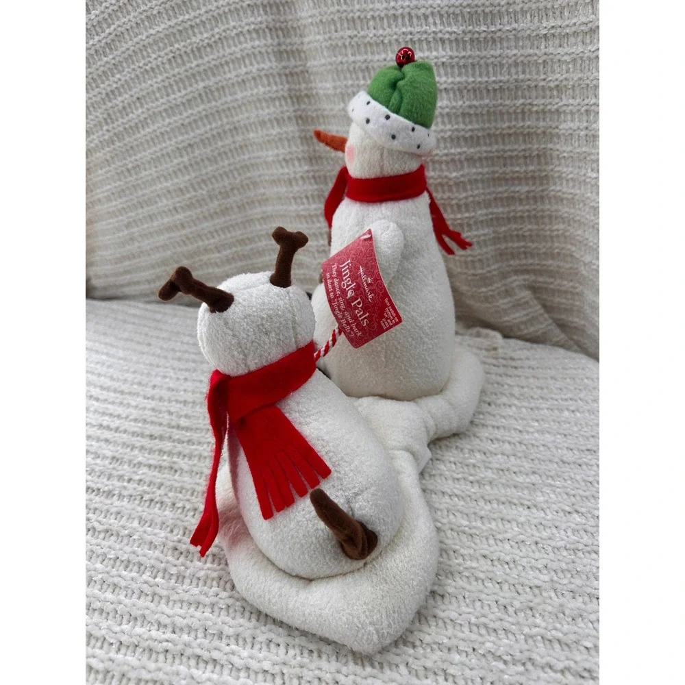 Hallmark‎ Jingle Pals Snowman Dog Plush Animated Singing Dancing Christmas Toy